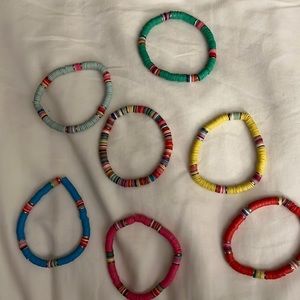 Elastic stretch bracelets multicolor- 7